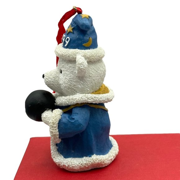 Marshall Fields Fifteen Years Santa Bear Hallmark Keepsake Ornament 1999 Vintage - Picture 5 of 9